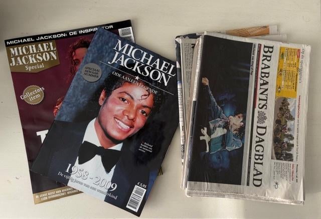 Michael Jackson collectie items, Ophalen of Verzenden, Boek, Tijdschrift of Artikel