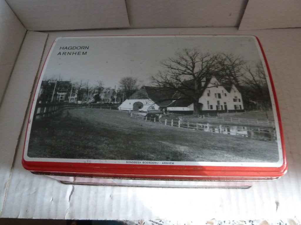 Foto koek trommel Arnhem, Ophalen of Verzenden, Zo goed als nieuw, Koek(jes)