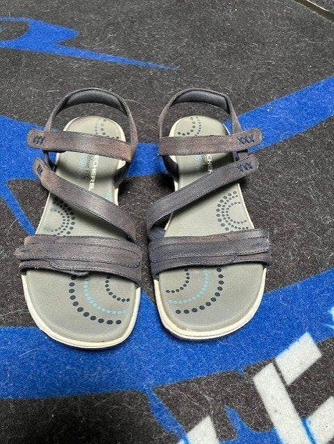 Sketchers maat 39 zgan, Kleding | Dames, Skechers, Blauw, Zo goed als nieuw, Sandalen of Muiltjes