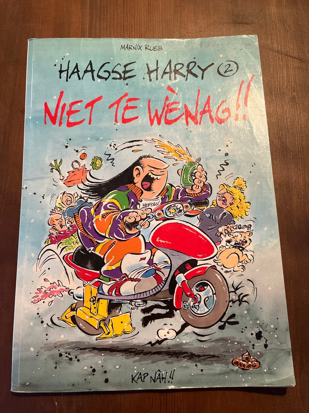 Haagse Harry 2: Niet te Wènag!! - Marnix Rueb, Eén stripboek, Ophalen of Verzenden, Gelezen
