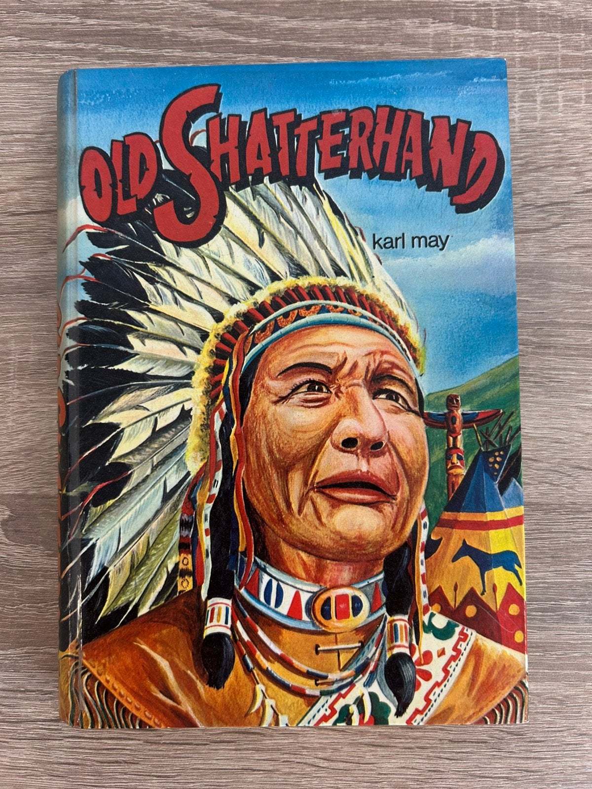 vintage boek Old shatterhand - Karl May, Boeken, Ophalen of Verzenden, Zo goed als nieuw