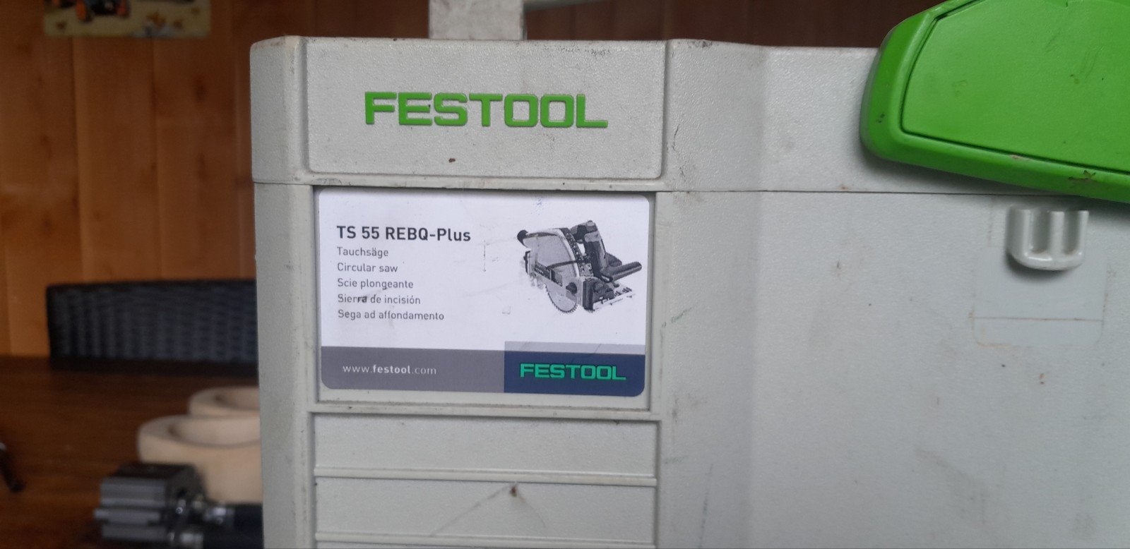 festool invalzaag ts 55 rebq plus, Ophalen, Invalzaag, Zo goed als nieuw, 30 tot 70 mm