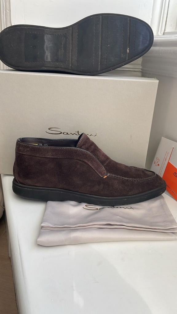 SANTONI 10.5, Loafers, Bruin, Ophalen of Verzenden, Santoni