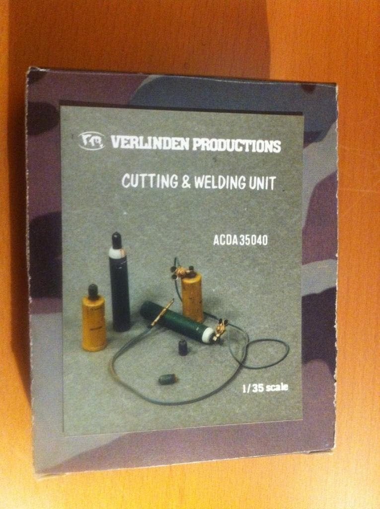 Verlinden	acda35040	Cutting & welding unit	1/35 resin, Hobby en Vrije tijd, Ophalen of Verzenden, Nieuw, 1:35 tot 1:50