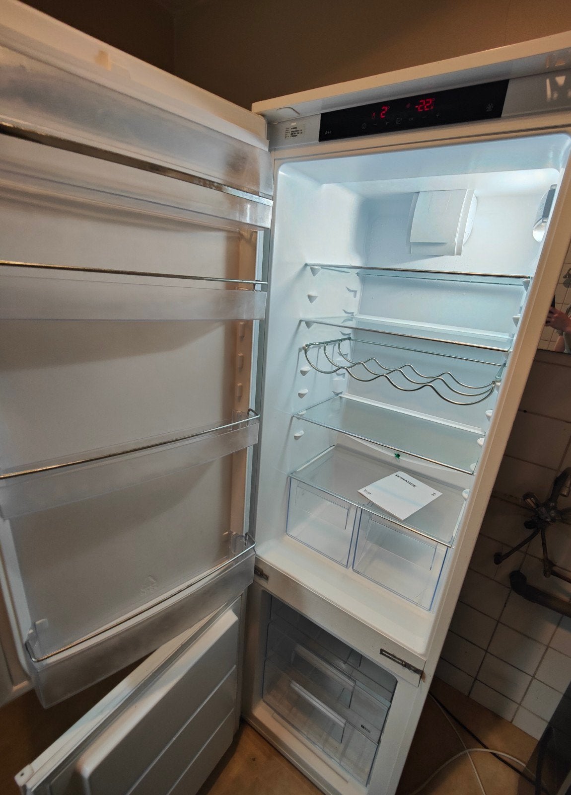 IKEA ISANDE Koelkast met vriesvak, Ophalen, 150 tot 200 liter, Gebruikt, 60 cm of meer