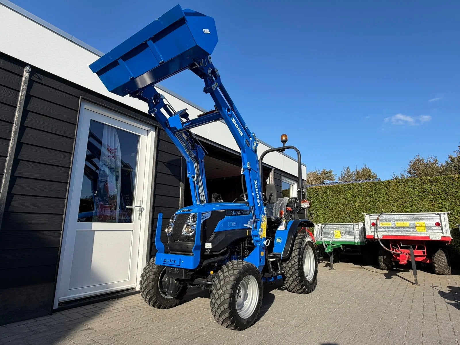 Solis S22+ 4WD minitractor tractor met voorlader compacttrac, Gebruikt, Tot 80 Pk, Overige merken, Tot 2500