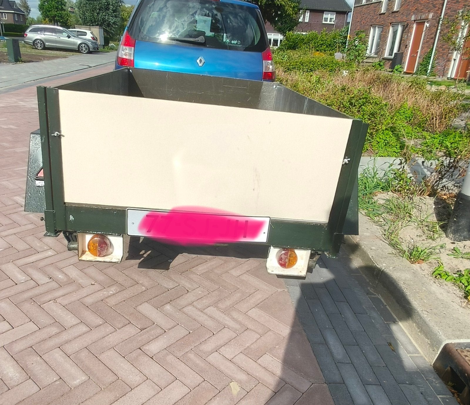 aanhangwagen, Ophalen, Gebruikt