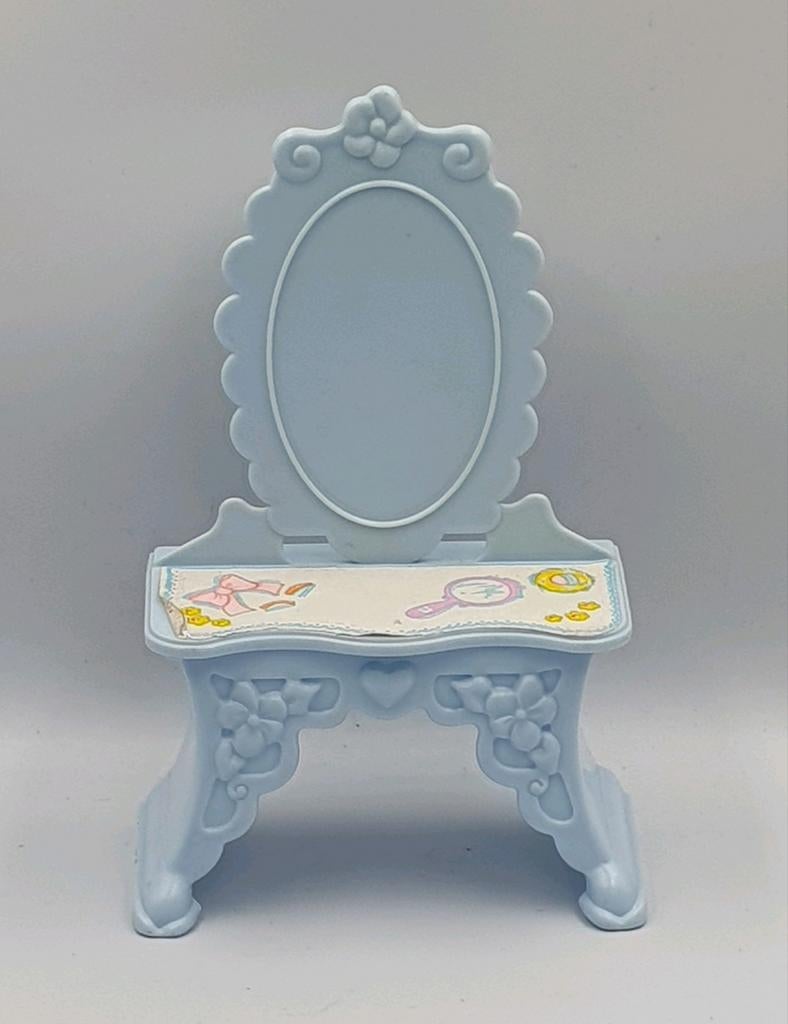 Te koop: Vintage My Little Pony Kaptafel Blauw met Spiegel, Ophalen of Verzenden, Gebruikt