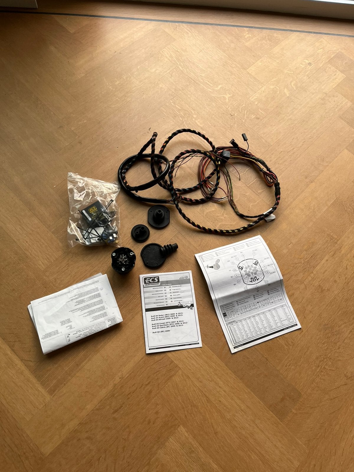 Aansluitset kabel trekhaak audi A4/A5/Q5 13-polig, Auto-onderdelen, Ophalen of Verzenden, Nieuw, Audi