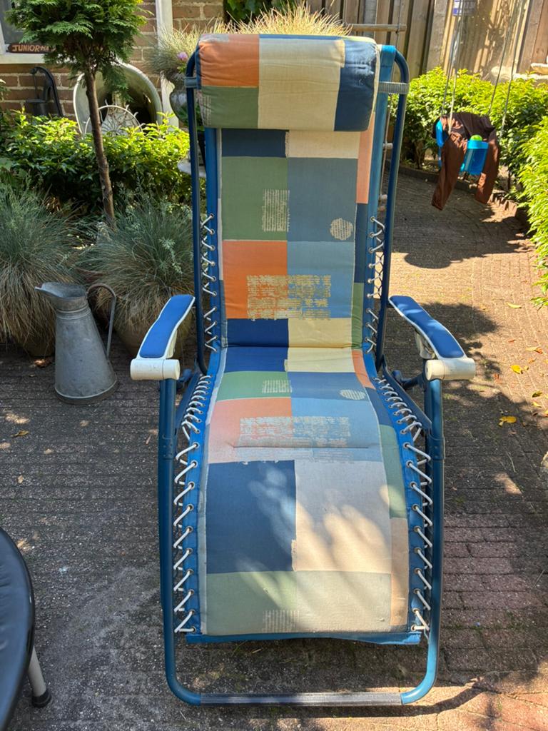 Lafuma tuin stoel relaxstoel tuin relax stoel la fuma, Ophalen of Verzenden, Zo goed als nieuw