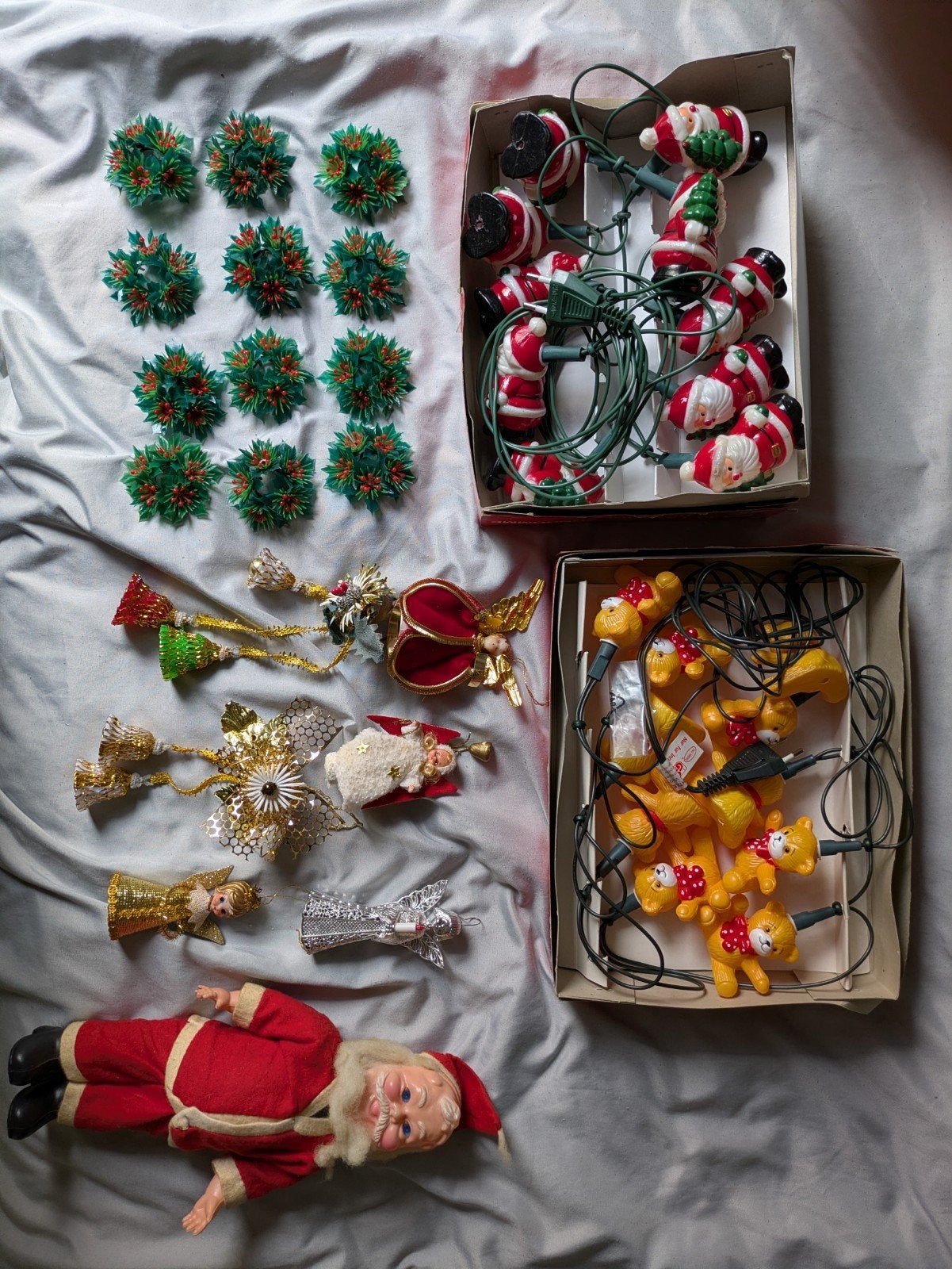 oude kerst spullen is van plastic., Diversen, Kerst, Ophalen of Verzenden
