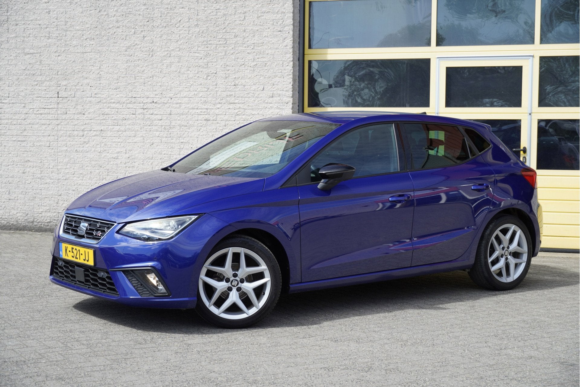 SEAT Ibiza 1.0 TSI 5drs FR Business Intense Plus BJ2020 Lmv, Dealer onderhouden, Blauw, Ibiza, Origineel Nederlands