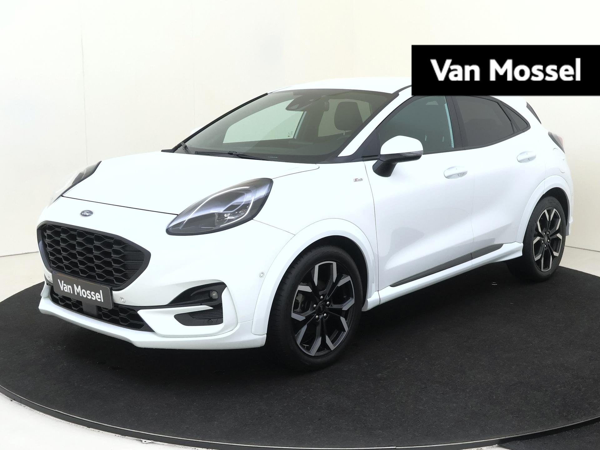 Ford Puma 1.0 EcoBoost Hybrid ST-Line X | Airco automatisch, Auto's, Voorwielaandrijving, Leder en Stof, Bedrijf, 3 cilinders