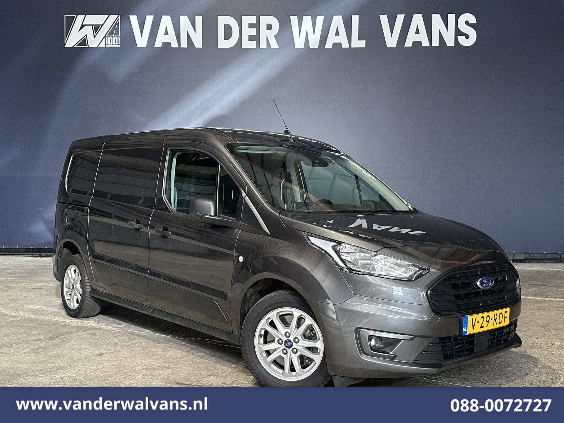 Ford Transit Connect 1.5 EcoBlue 100pk L2H1 Euro6 Airco | Ca, Auto's, Voorwielaandrijving, Stof, Gebruikt, 4 cilinders