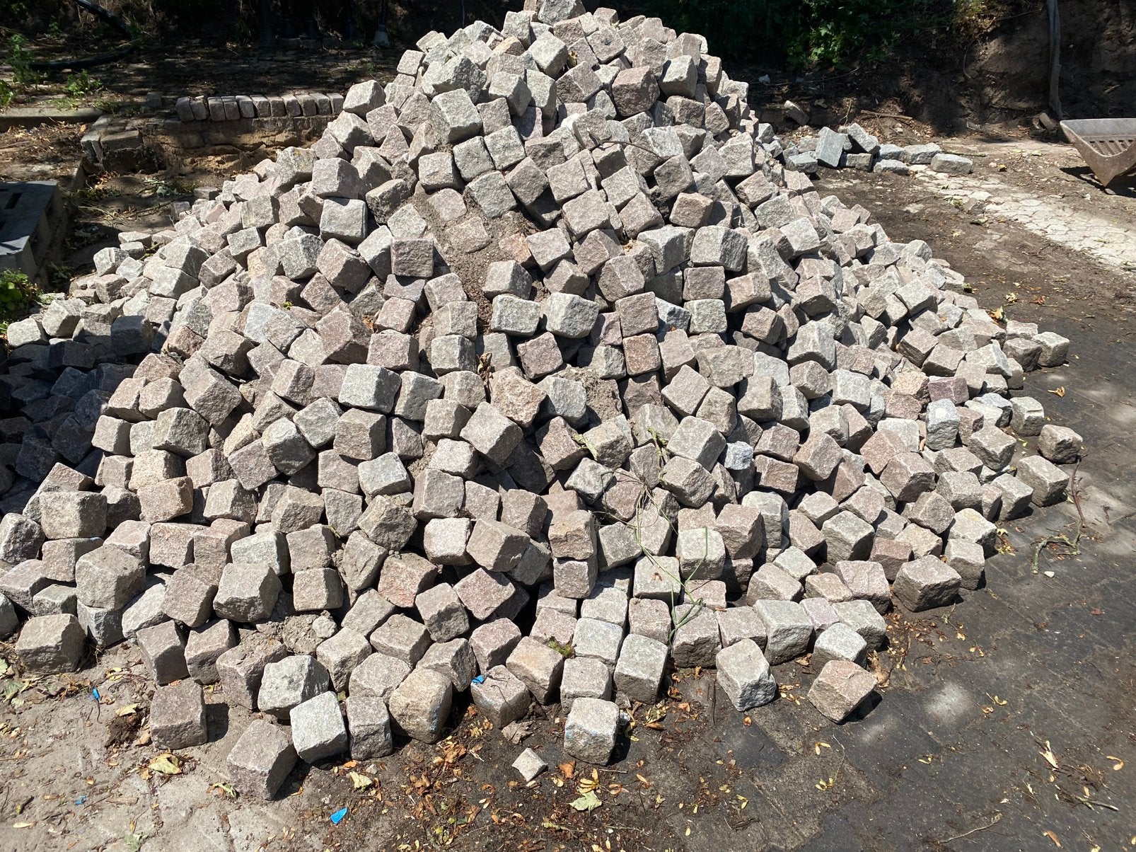 Portugees granieten keitjes 10 x10, Ophalen of Verzenden, Zo goed als nieuw, Graniet, Overige typen