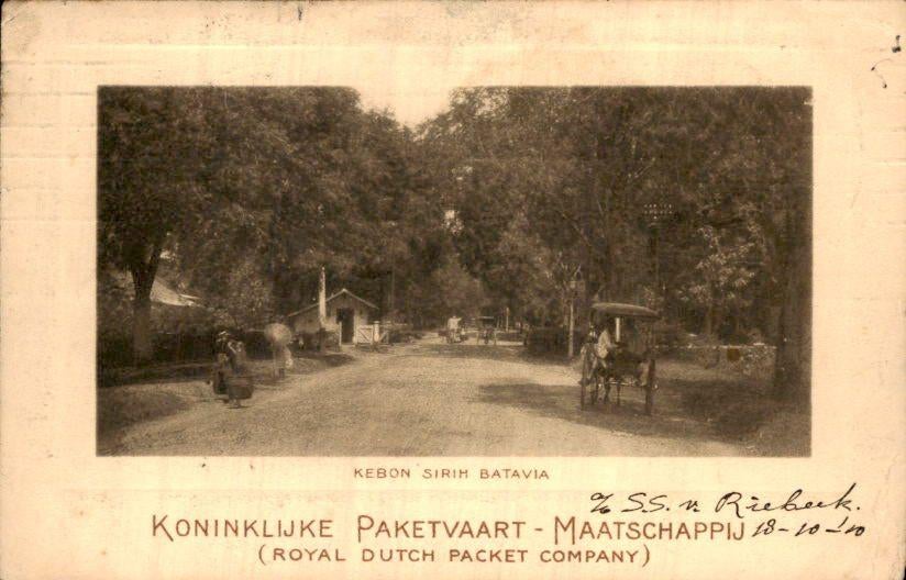 Nederlands Indië - Paketvaart Mij - Kebon - 1910, Verzenden, Voor 1920, Gelopen