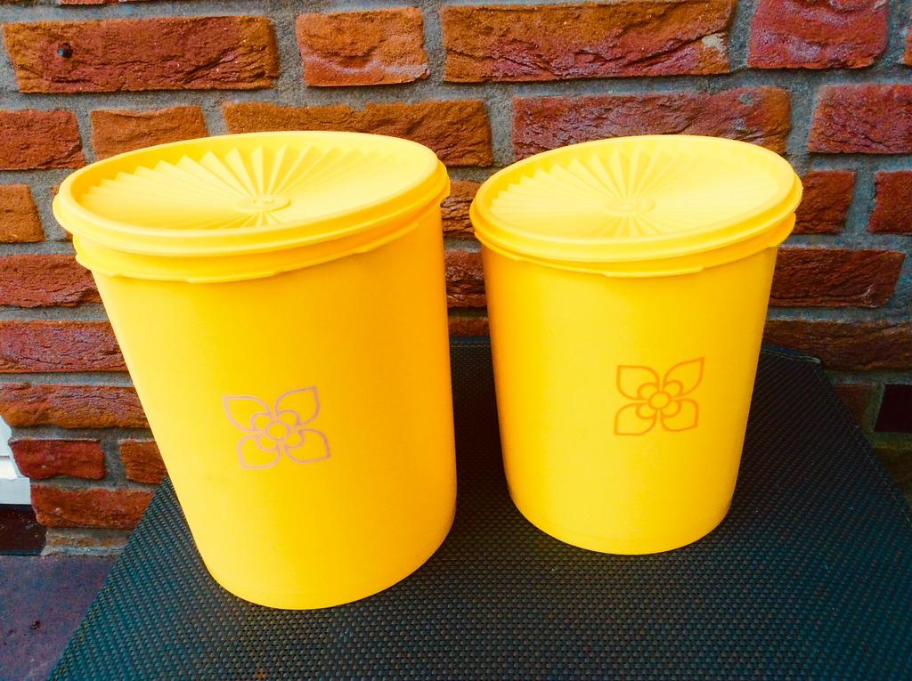 2 fantastisch mooie Tupperware voorraadboxen, voorraaddozen, Huis en Inrichting, Keuken | Tupperware, Ophalen, Zo goed als nieuw