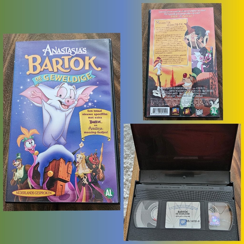 Balto kinder tekenfilm vhs Steven Spielburg animatie studio!, Cd's en Dvd's, VHS | Kinderen en Jeugd, Tekenfilm, Alle leeftijden