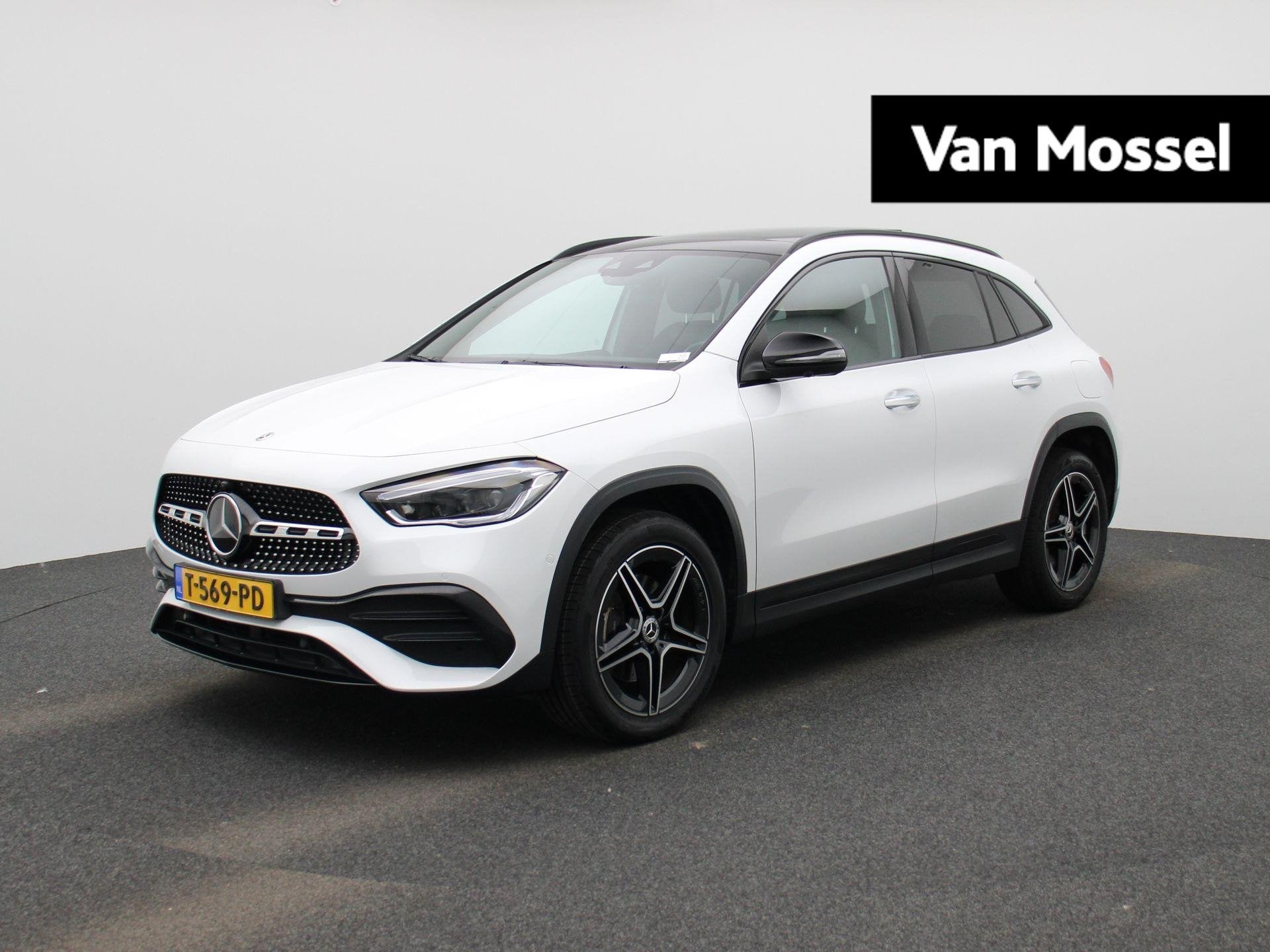 Mercedes-Benz GLA-klasse 250 e AMG Line Premium Plus | Autom, Auto's, 12 maanden, 4 cilinders, Leder en Stof, Wit