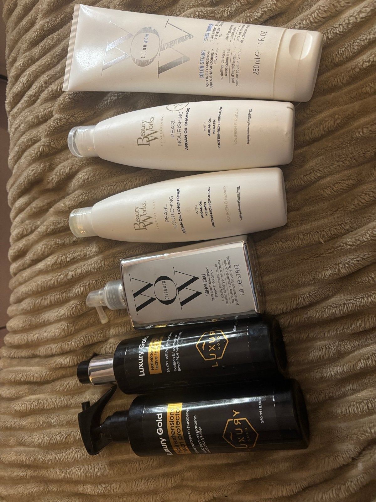 Try-out pakket voor extensions/ extensions verzorging, Ophalen of Verzenden, Gebruikt, Shampoo of Conditioner