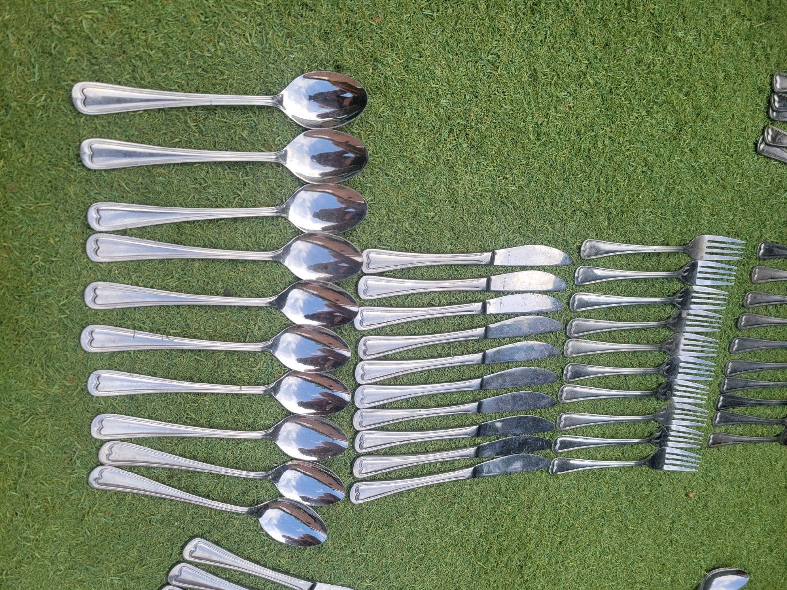 bestel Almefa 5 sets a 10 stuks mes vork lepel, Bestekset, Ophalen of Verzenden, Zo goed als nieuw, Amefa