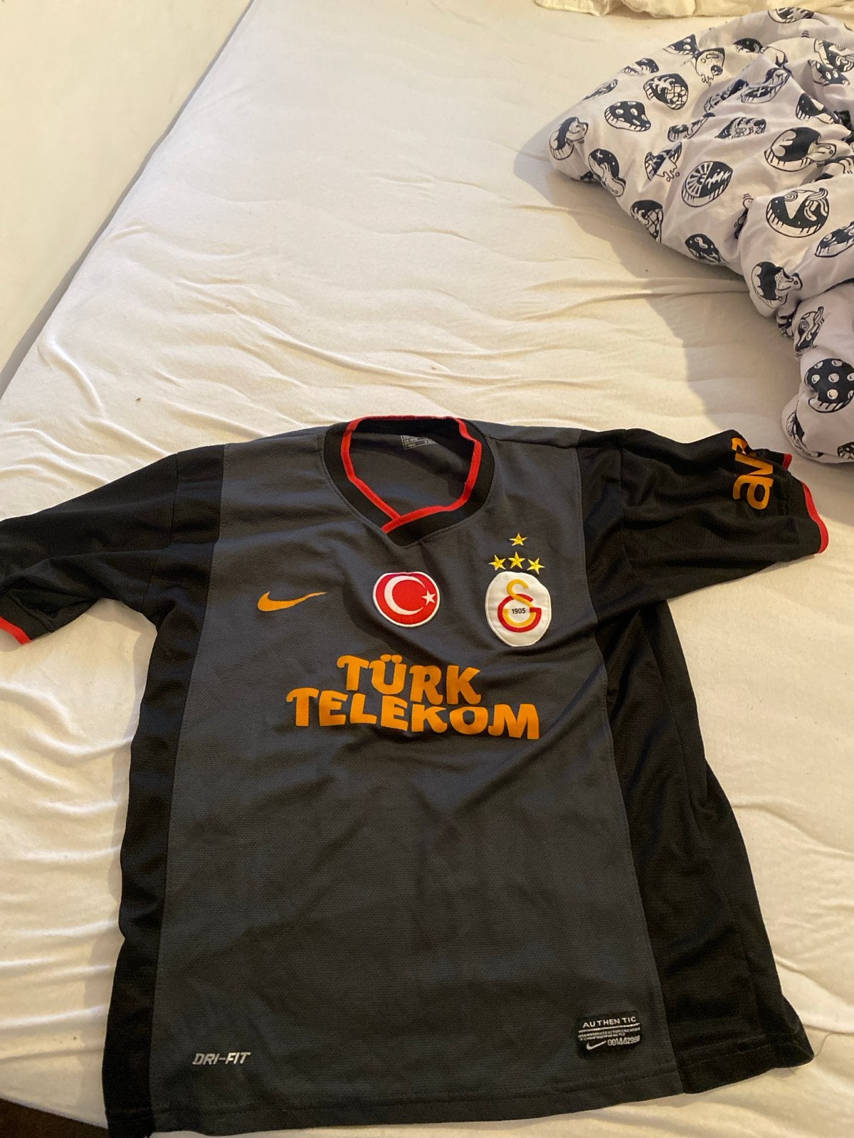 Galatasaray Thuisshirt Maat S - Didier Drogba #12, Kleding | Heren, Zwart, Ophalen of Verzenden, Zo goed als nieuw, Voetbal