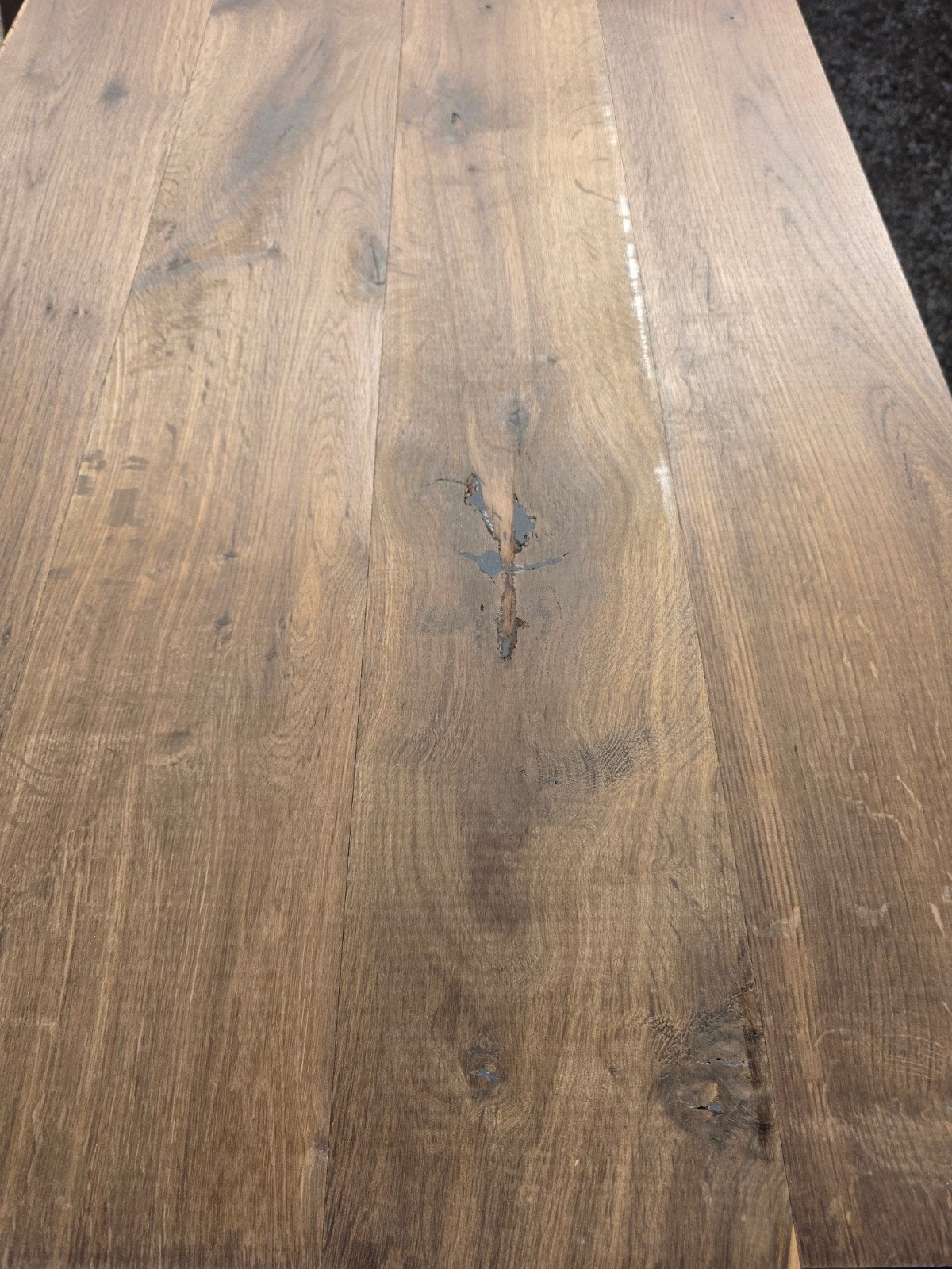 91M2 eiken duo-parket kliksysteem #GESCHUURD#, Gebruikt, 10 m² of meer, 10 tot 30 cm, Hout
