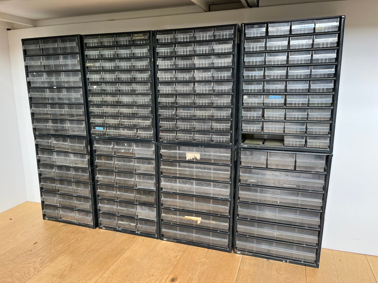 8x raaco ladekast, Ophalen, Gebruikt