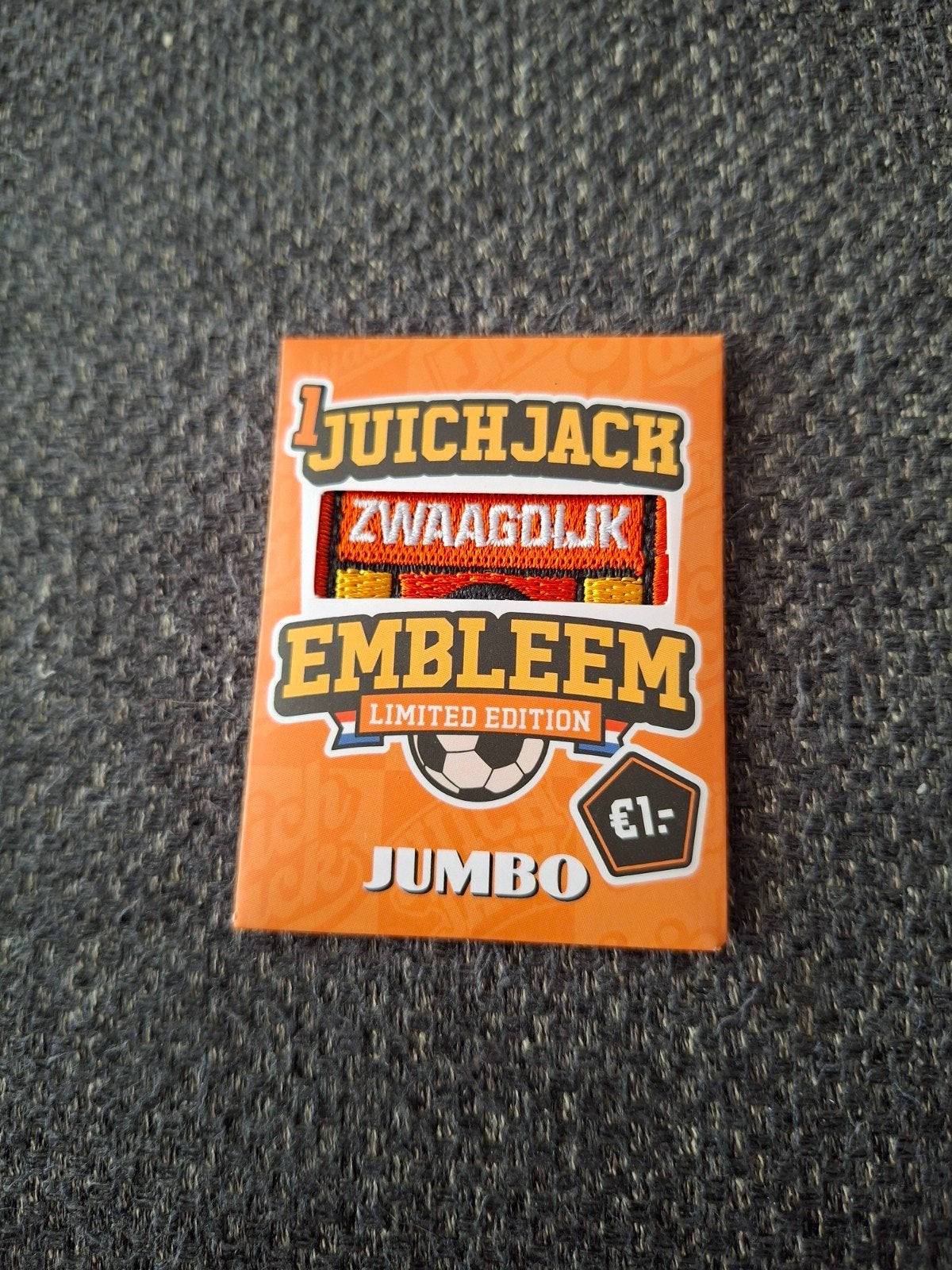 Jumbo Juichjack Zwaagdijk Embleem Limited Edition, Ophalen of Verzenden, Nieuw
