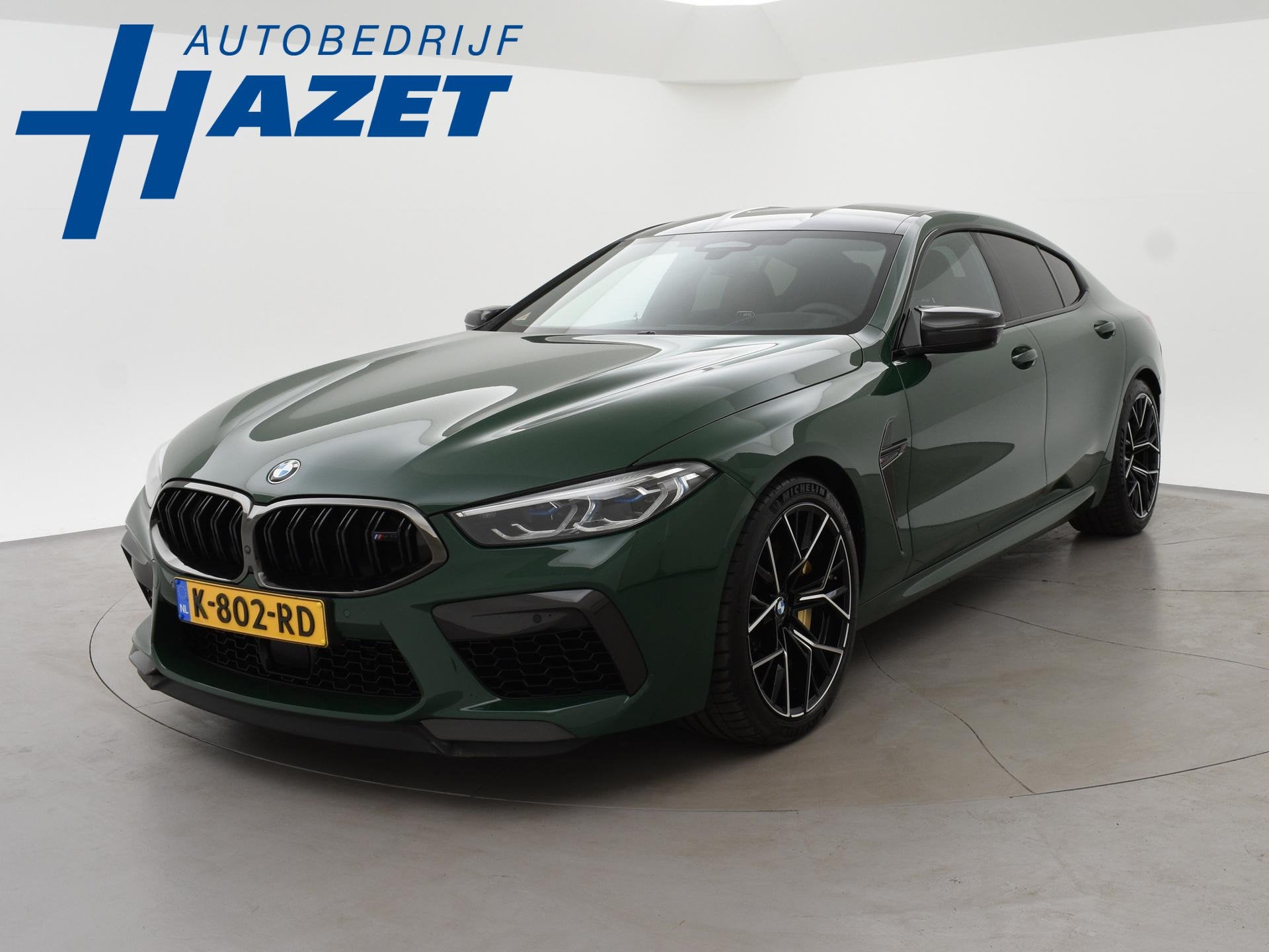 BMW 8-serie Gran Coupé M8 COMPETITION 626 PK IRISH GREEN +, Auto's, Automaat, Stof, Gebruikt, 4395 cc
