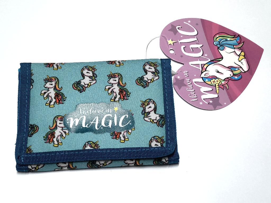 Unicorn Wallet - I Believe In Magic, Overige merken, Info@cypbrands.com, Blauw, Nieuw