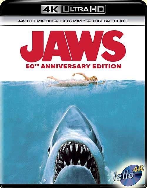 Blu-ray 4K: Jaws 50th AE (1975 Roy Scheider, Robert Shaw) US, Ophalen of Verzenden, Nieuw in verpakking, Horror