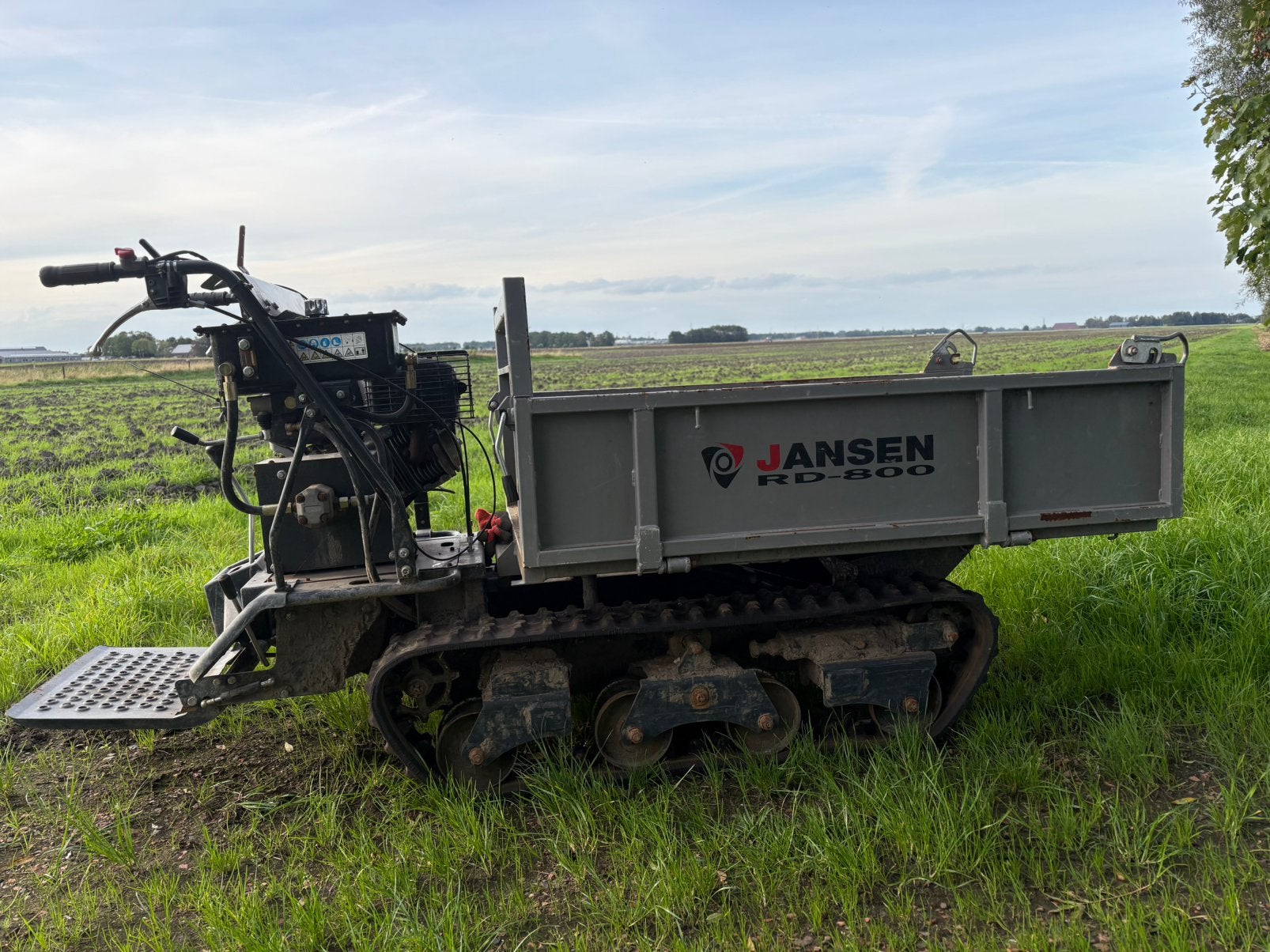 Jansen RD 800 Rupsdumper, Ophalen, Dumper