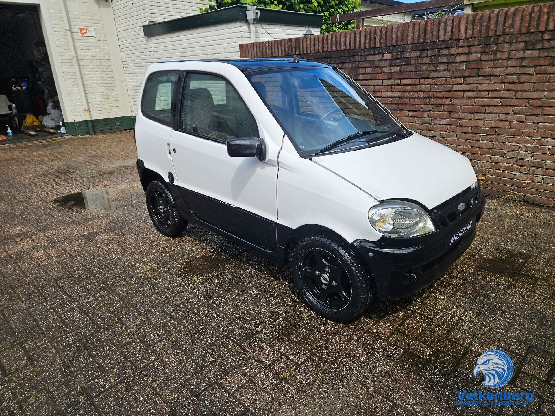 Microcar Virgo 2005, Auto's, Automaat, Wit, Bedrijf, Diesel