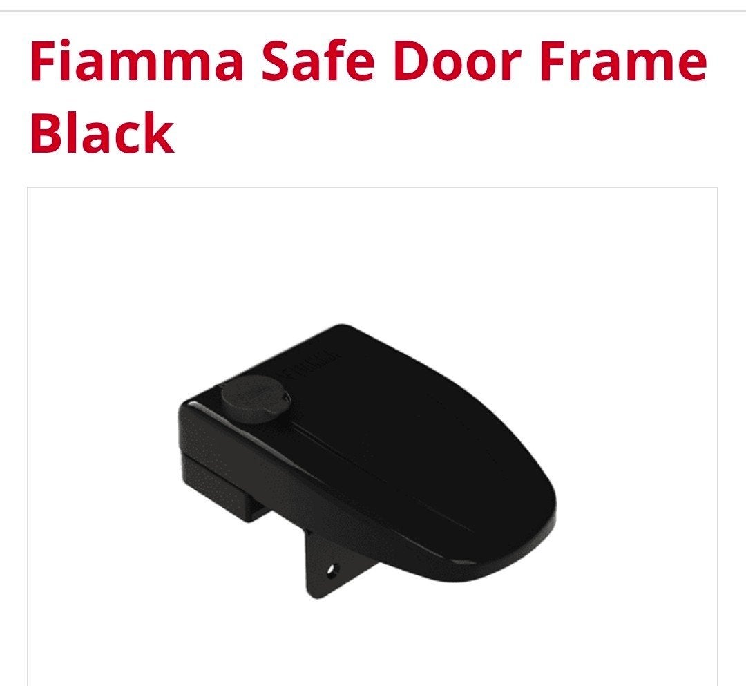 Twee nieuwe Fiamma Safe Door Frame opzetsloten zwart, Ophalen of Verzenden, Nieuw