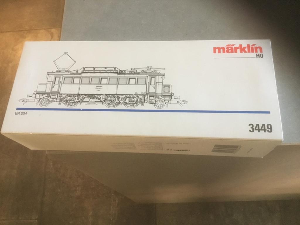 Märklin H0 Locomotief BR 204 001-2 (3449) digitaal, Wisselstroom, Locomotief, Ophalen of Verzenden, Zo goed als nieuw