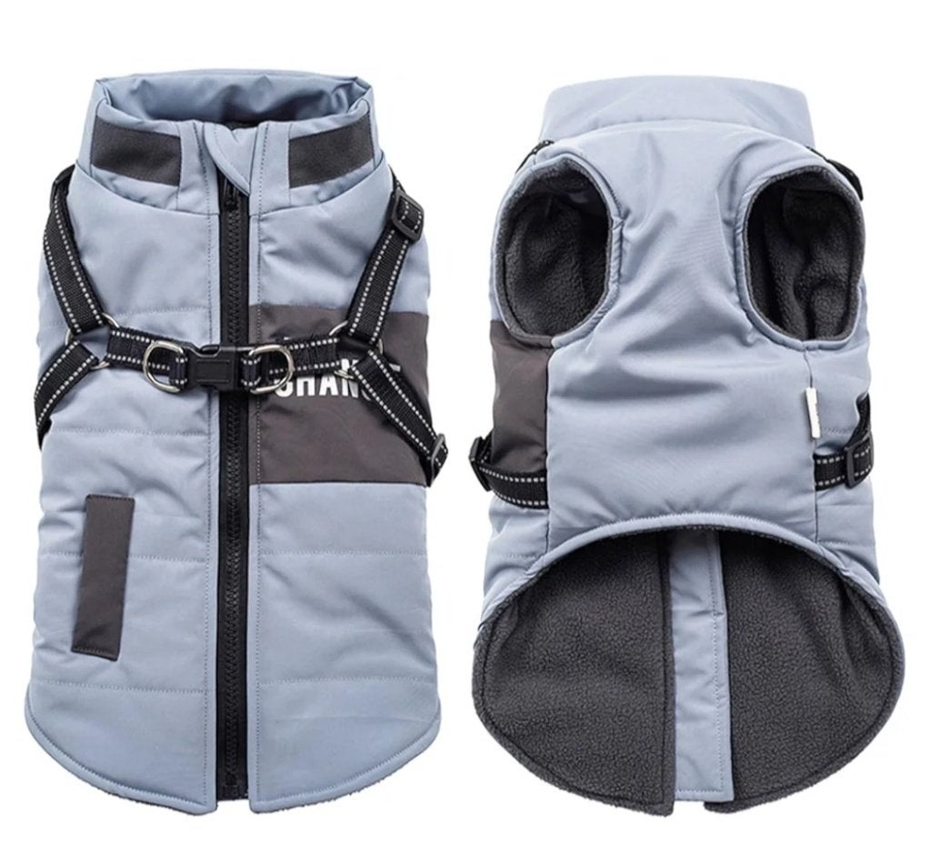 Winter honden jasje, waterdicht vest met harnas, Overige merken, Nieuw, Ophalen of Verzenden, Hondenjas