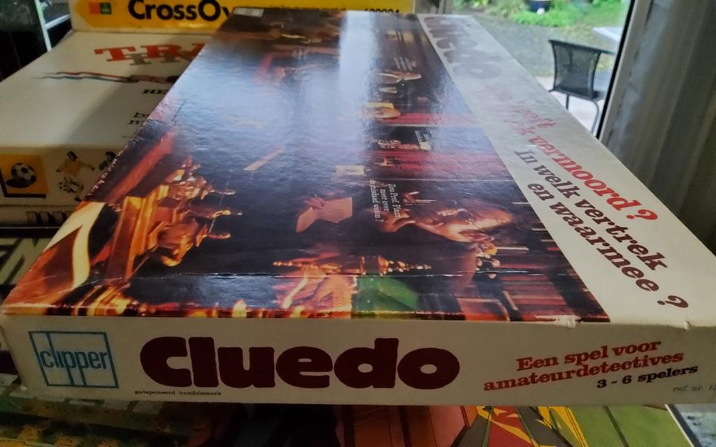 Oud spel Cluedo gaat over een moord oplossen, Ophalen of Verzenden