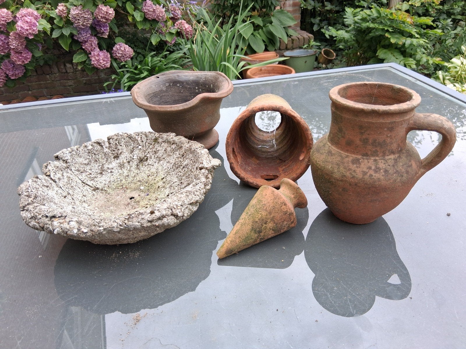 tuindecoratie met veel patina, Ophalen of Verzenden