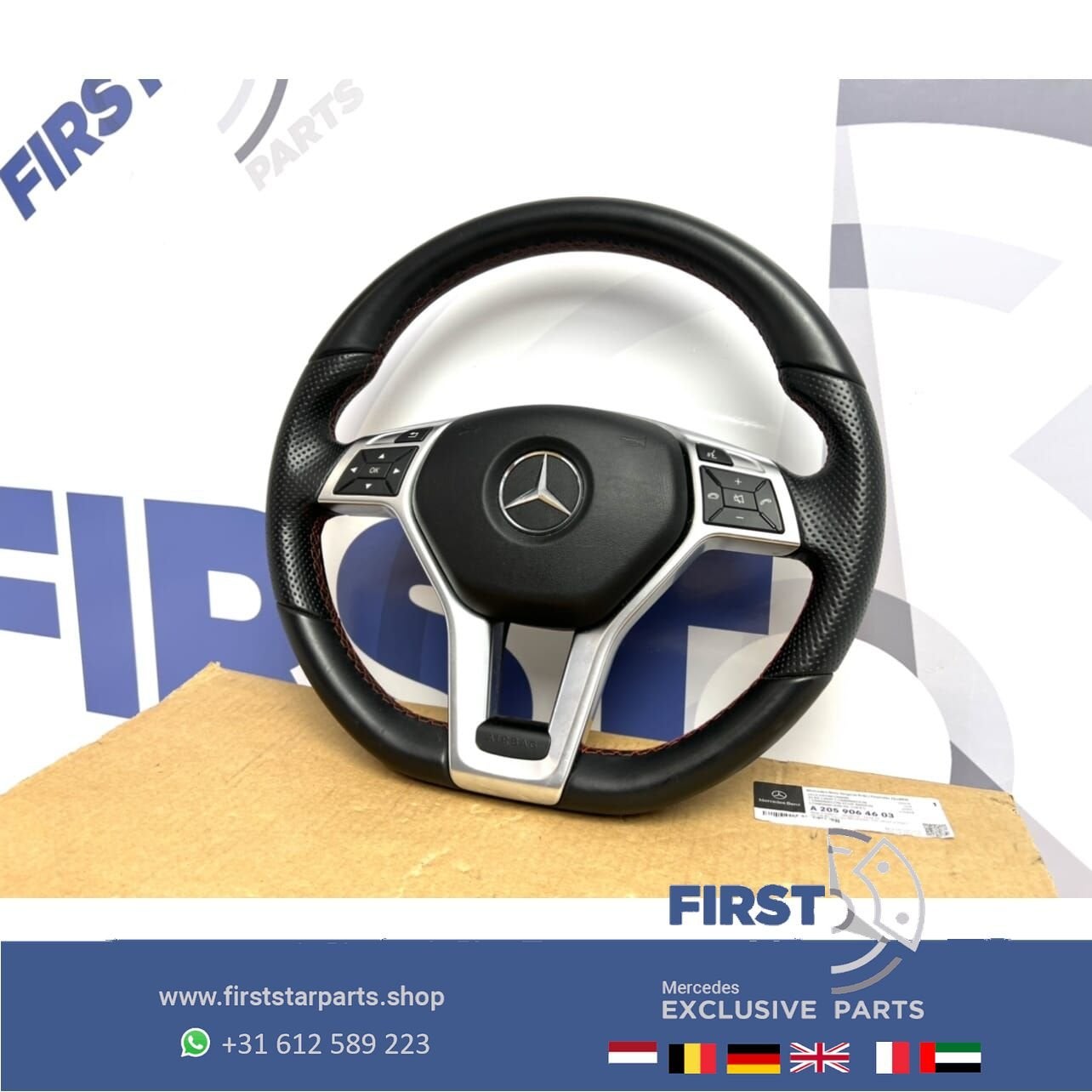AMG STUUR + AIRBAG Mercedes W176 W246 W117 W204 W212 W156 A, Auto-onderdelen, Gebruikt, -, Ophalen of Verzenden, -