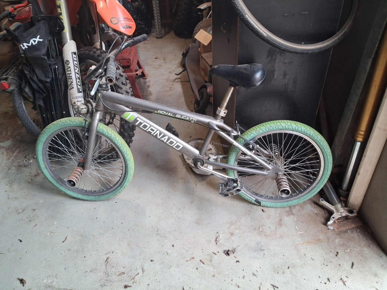 cross fiets, Ophalen, Terugtraprem, Gebruikt, Staal