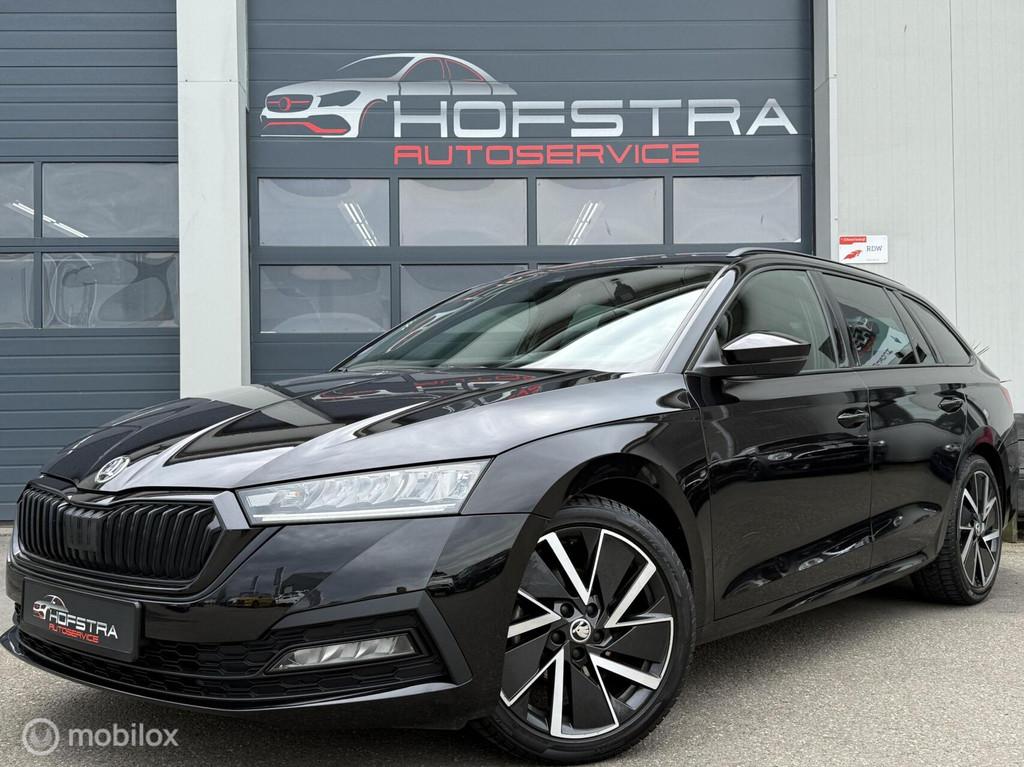 Skoda Octavia Combi 1.0 TSI Sport Trekhk Carplay Sfeerverl, Auto's, Skoda, Voorwielaandrijving, Parkeersensor, Gebruikt, Euro 6