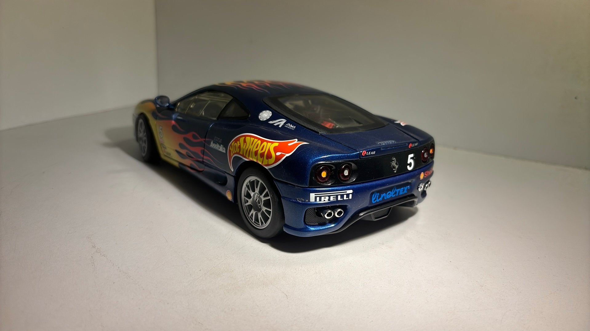 Ferrari 360 modena #5 hot wheels 1.18, Ophalen of Verzenden, Hot Wheels, A, A