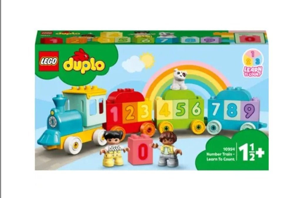Lego Duplo Getallentrein, Kinderen en Baby's, Speelgoed | Duplo en Lego, Ophalen, Lego, Zo goed als nieuw, Compleet