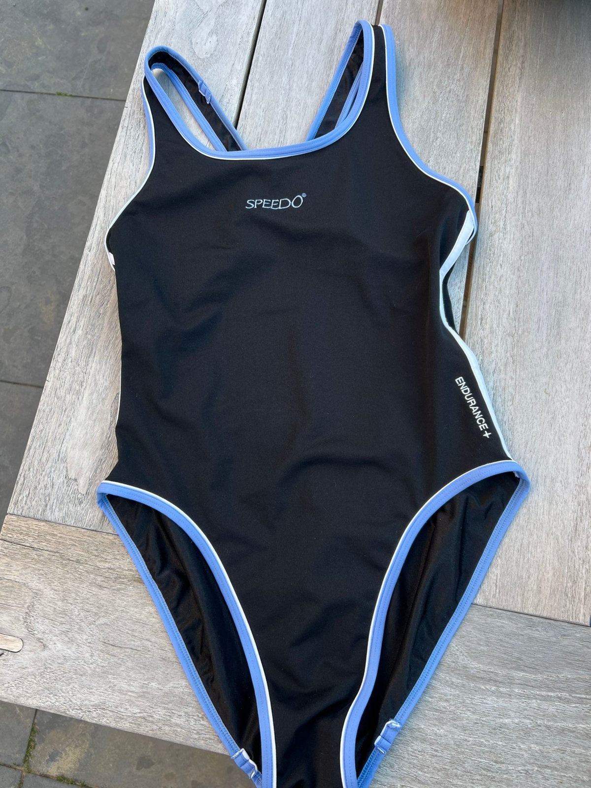 Speedo endurance badpak zwart maat 44 (= 40/42), Ophalen of Verzenden, Zo goed als nieuw, Zwart, Badpak