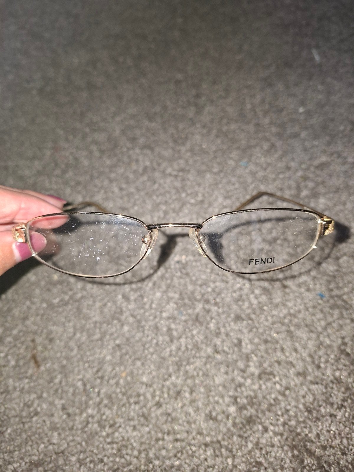 Fendi Bril - Gouden Montuur - Nieuw, Overige merken, Overige kleuren, Nieuw, Ophalen of Verzenden