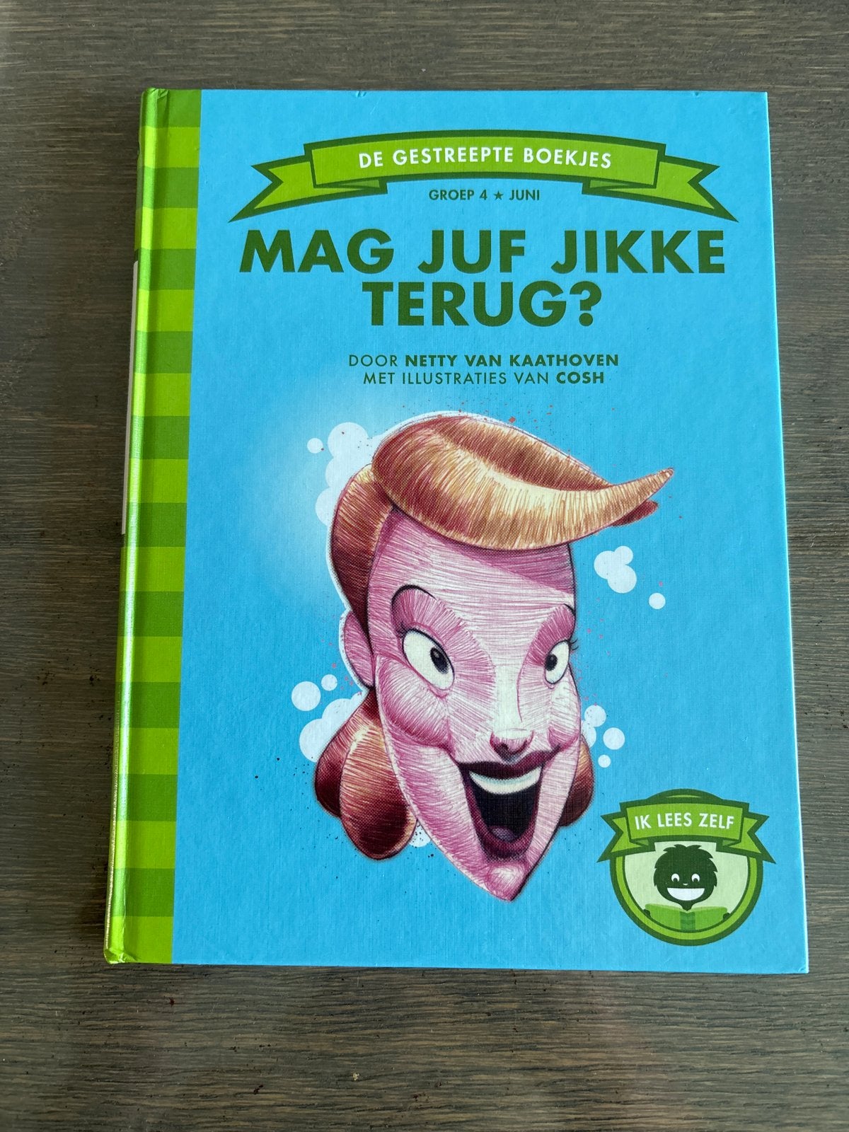 Mag Juf Jikke Terug? - De Gestreepte Boekjes Groep 4, Boeken, Ophalen, Zo goed als nieuw, Fictie algemeen