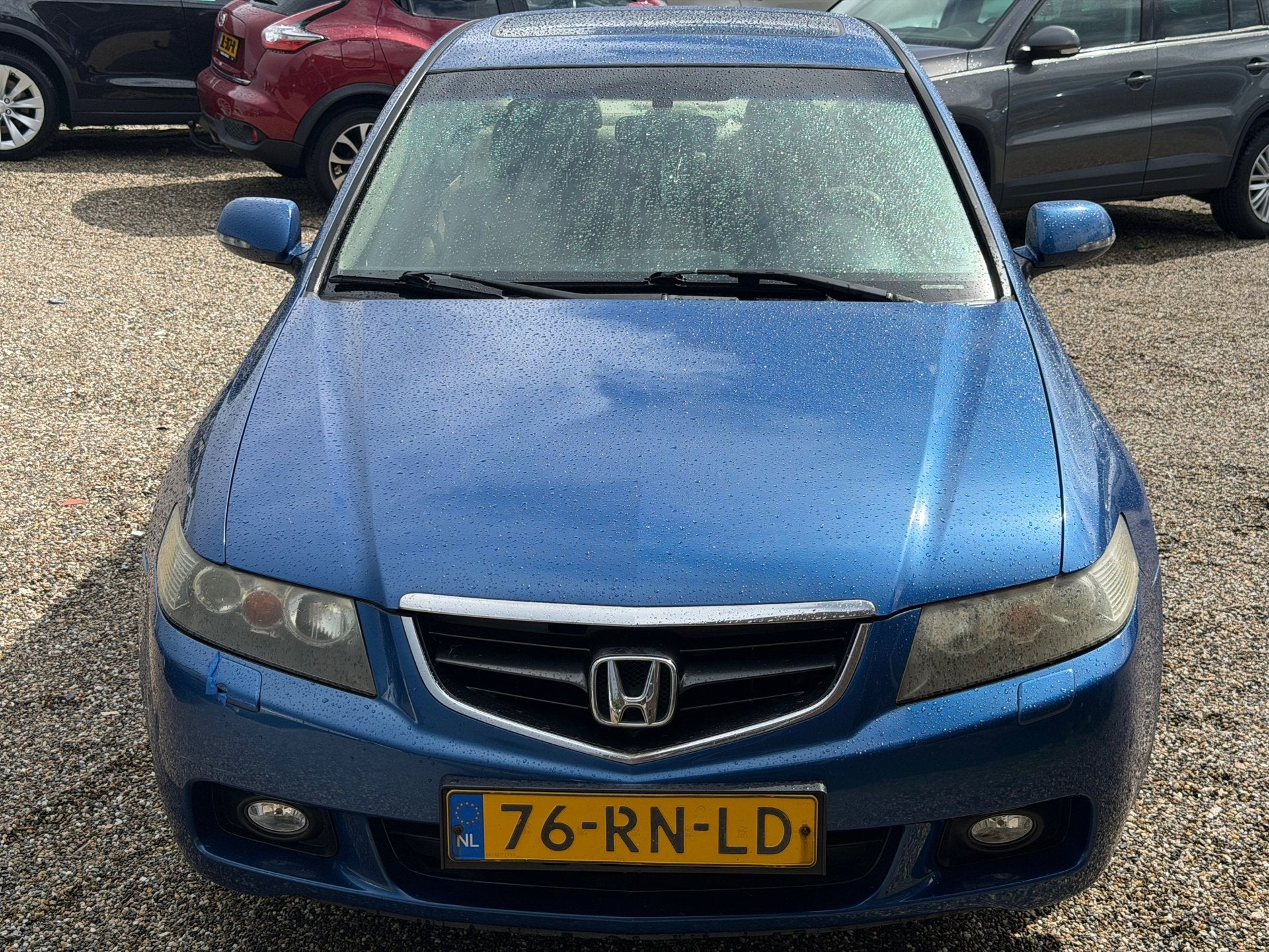 Honda Accord 2.0i Sport Plus Leer Pano StoelVerwarming Parke, Gebruikt, Beige, 4 cilinders, Blauw