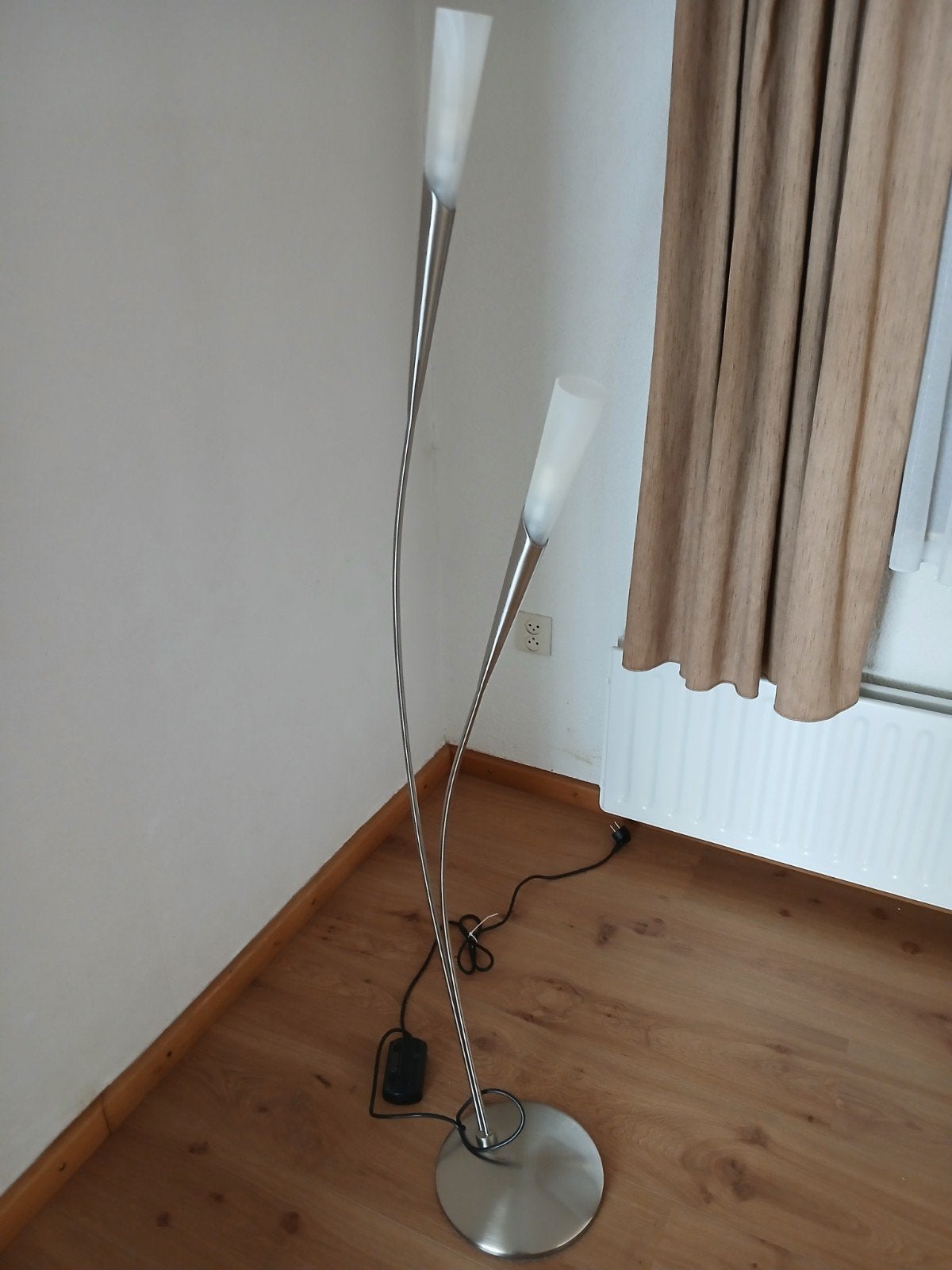 Staande lamp, Ophalen, Zo goed als nieuw, Metaal, 100 tot 150 cm