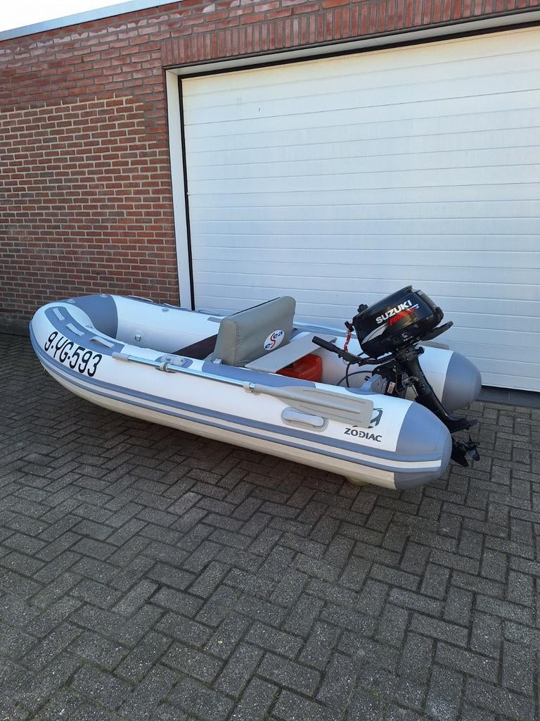 Zodiac Aero 310 ZGAN met 6pk suzuki 4 takt, Ophalen of Verzenden, Benzine, Minder dan 70 pk, Zodiac